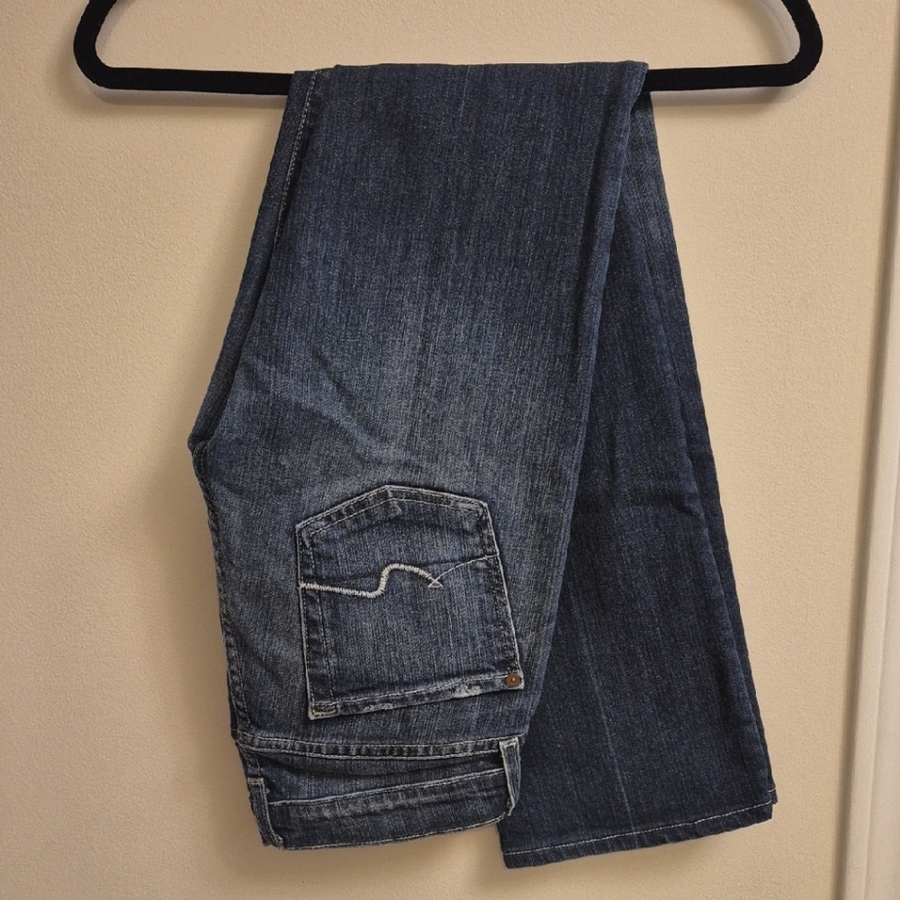 7 For All Mankind Indigo Straight Jeans